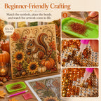 🍂💎 Autumn Pearl Painting Kit – Relaxing DIY Craft to Create Sparkling Fall Artwork 🖌️
