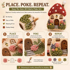🏡Build a Cozy  Fairytale Village – No Sewing Needed! ✨