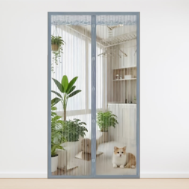 🦟 Keep pests out—installs in 2 minutes! The magnetic mesh door curtain! 🚪 ✨