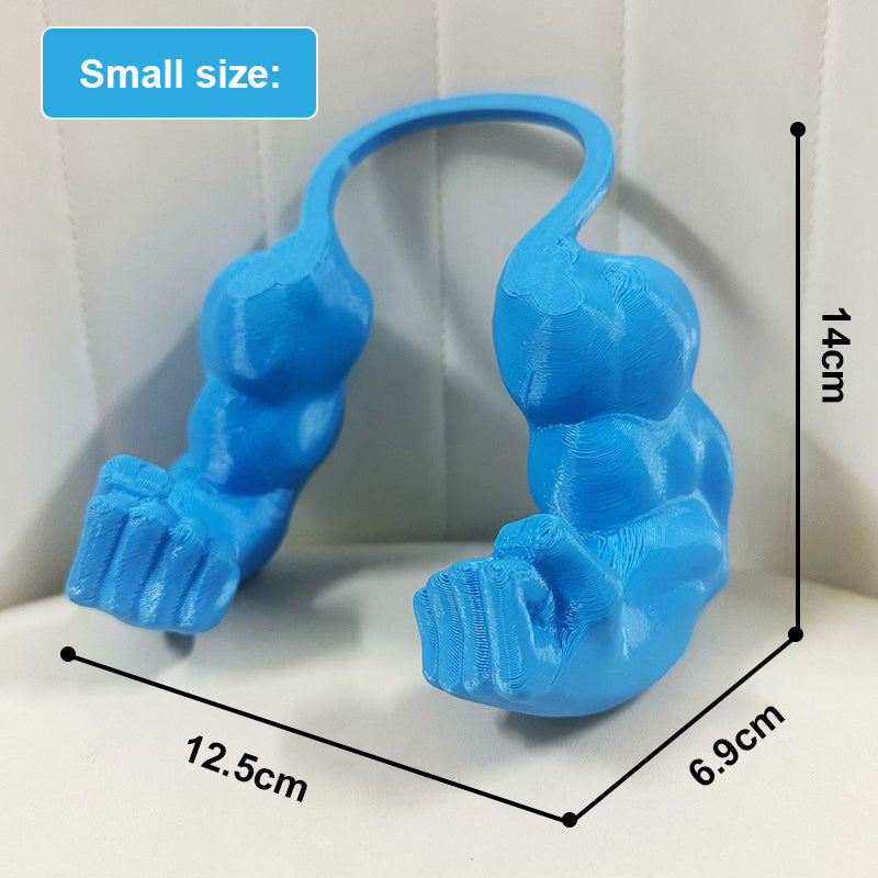 💪 3D Printed Hulk Arm Pet Prop: Funny Muscle Halter Neck Costume for Cats & Dogs! 🐱