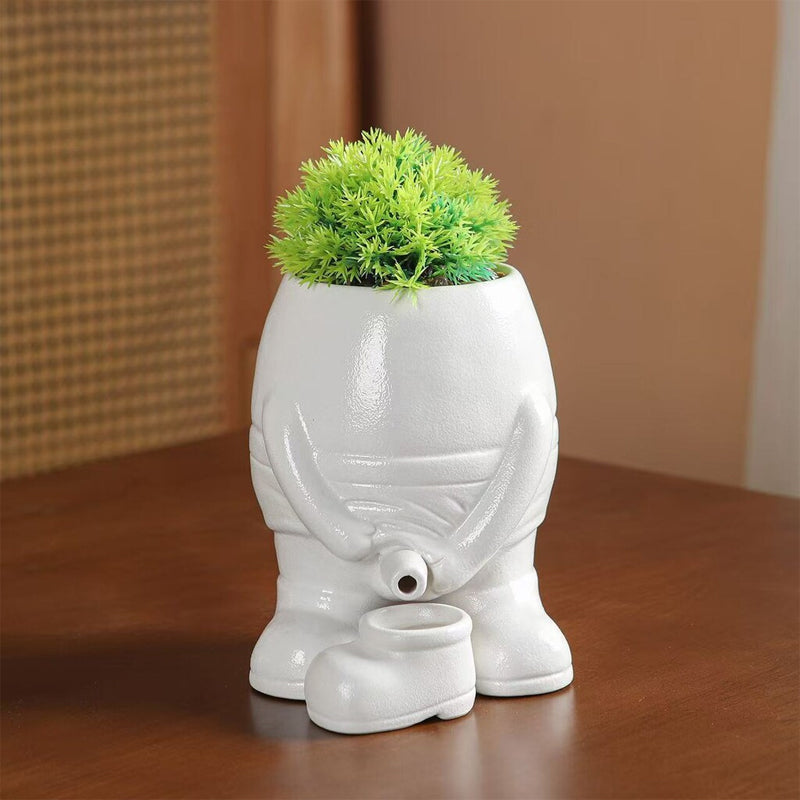 🦥 Abstract-Style Planters: Creative Resin Succulent Pots & Abstract Desktop Decor! 🌿