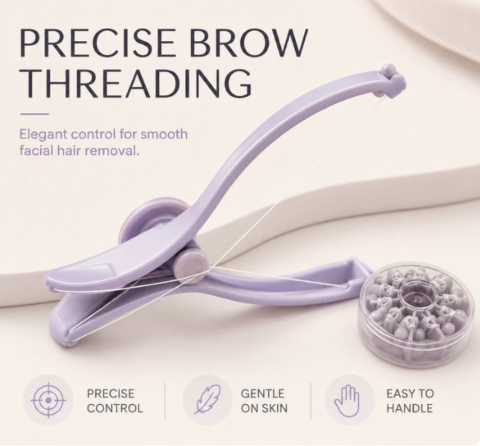 🧵Get Salon-Smooth Facial Threading At Home! ✨