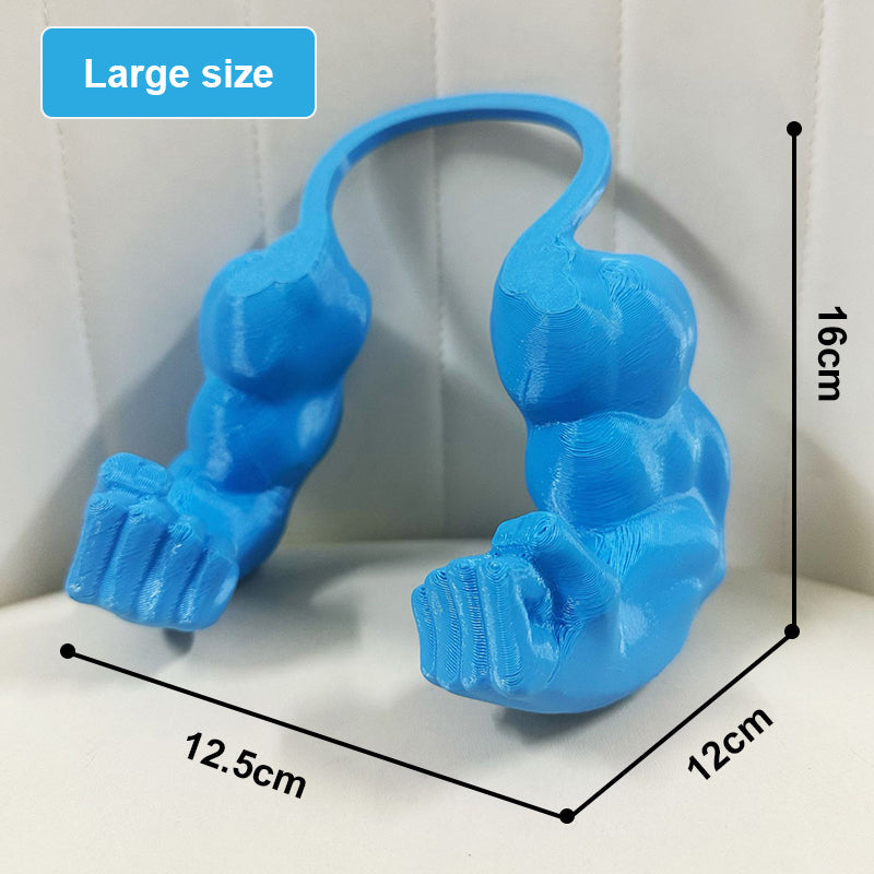 💪 3D Printed Hulk Arm Pet Prop: Funny Muscle Halter Neck Costume for Cats & Dogs! 🐱