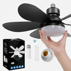 💡 Smart Fan Light Solution: Dimmable LED Ceiling Fan Lamp with Easy Mounting Hardware! 🌀