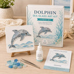 🌊✨ Ocean-Themed Art DIY Kit – Create Stunning Mosaic Masterpiece