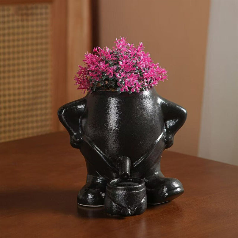 🦥 Abstract-Style Planters: Creative Resin Succulent Pots & Abstract Desktop Decor! 🌿