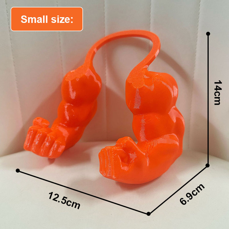 💪 3D Printed Hulk Arm Pet Prop: Funny Muscle Halter Neck Costume for Cats & Dogs! 🐱