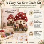 🏡Build a Cozy  Fairytale Village – No Sewing Needed! ✨