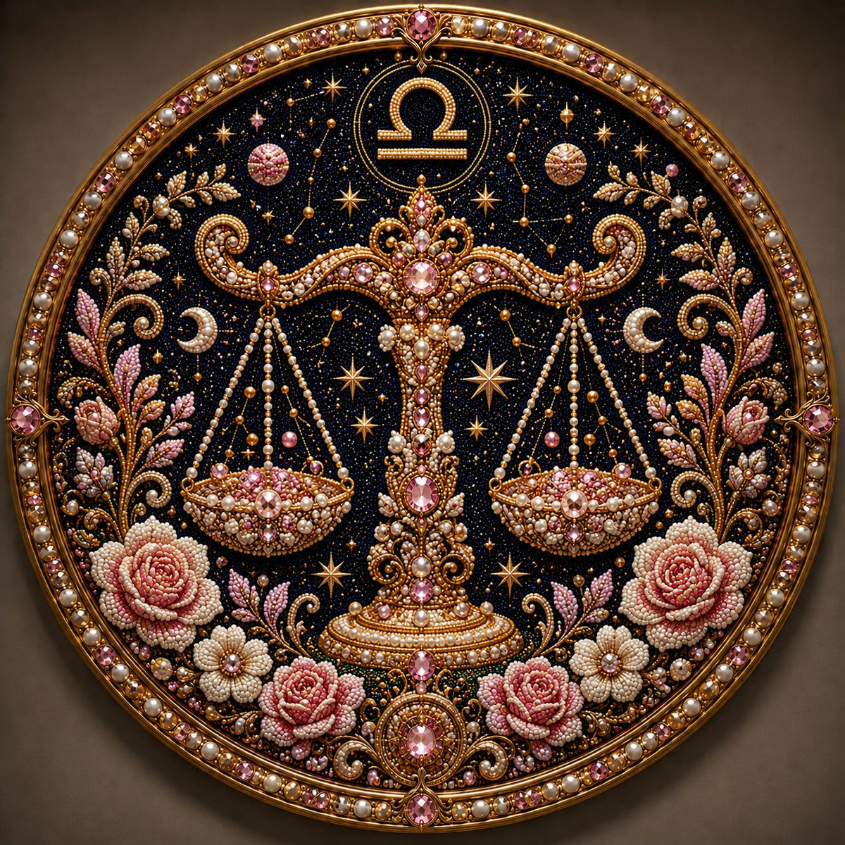 🌙✨Personalized 12 Zodiac Pearl Art Kit – Relax & Create! 🌌