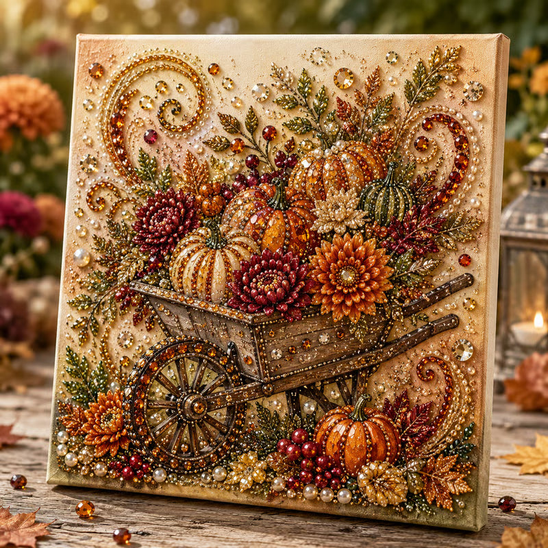 🍂💎 Autumn Pearl Painting Kit – Relaxing DIY Craft to Create Sparkling Fall Artwork 🖌️