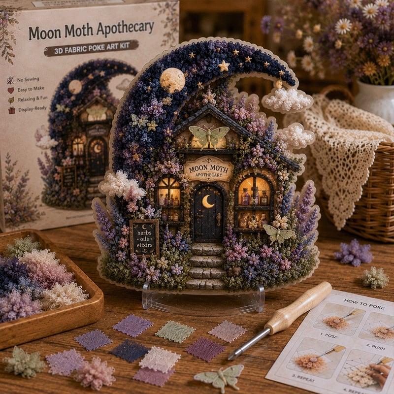 🏡Build a Cozy  Fairytale Village – No Sewing Needed! ✨