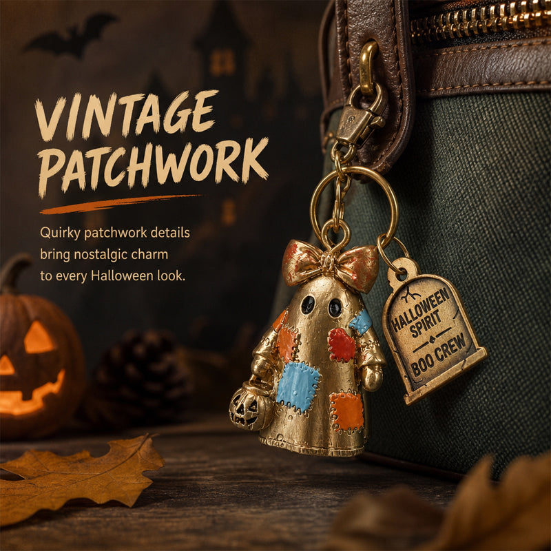 👻Meet Your Cute Patchwork Ghost Buddy! ✨