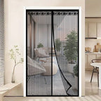 🦟 Keep pests out—installs in 2 minutes! The magnetic mesh door curtain! 🚪 ✨