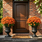 🍁 Artificial Fall Chrysanthemum Mums: Vibrant UV-Resistant Outdoor Autumn Flowers! 🍂