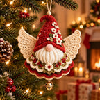 🎄 DIY kit for a crocheted Christmas angel as a Christmas decoration – Make it yourself, hang it up and cherish it✨