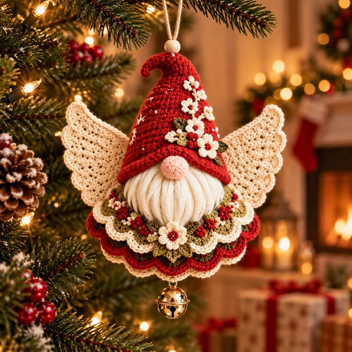 🎄 DIY kit for a crocheted Christmas angel as a Christmas decoration – Make it yourself, hang it up and cherish it✨