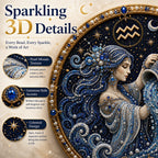 🌙✨Personalized 12 Zodiac Pearl Art Kit – Relax & Create! 🌌