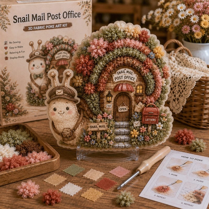 🏡Build a Cozy  Fairytale Village – No Sewing Needed! ✨