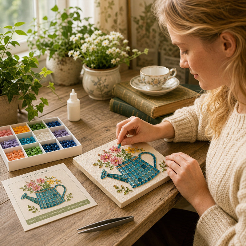 🎨Create Shimmering Mosaic Art at Home! ✨Your Perfect Screen-Free Creative Escape! 🧘