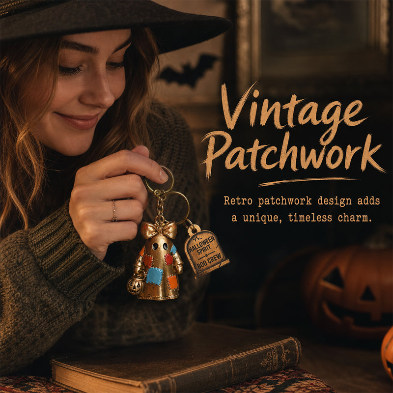 👻Meet Your Cute Patchwork Ghost Buddy! ✨