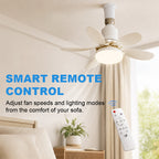 💡 Smart Fan Light Solution: Dimmable LED Ceiling Fan Lamp with Easy Mounting Hardware! 🌀