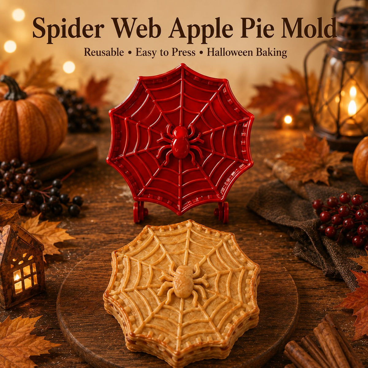 🎃 8-piece Halloween mini hand pie mould set