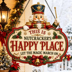 🎄Collection of wooden hanging signs featuring Christmas characters | 8 festive designs measuring 7.9 or 11.8 inches, with vintage-inspired illustrations, layered Christmas details and a hanging design ✨