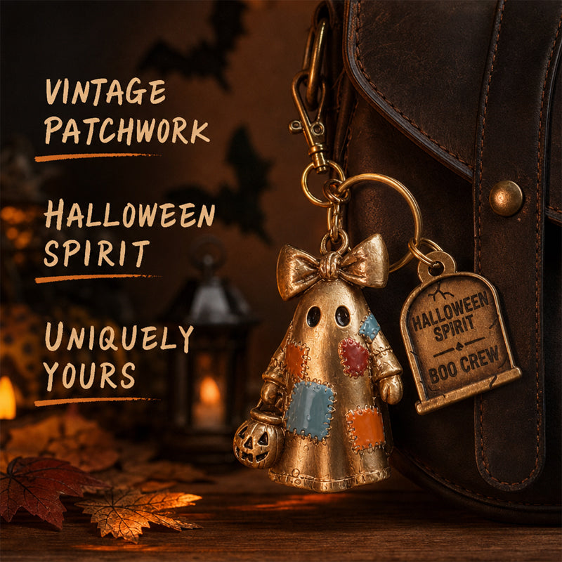 👻Meet Your Cute Patchwork Ghost Buddy! ✨