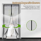 🦟 Keep pests out—installs in 2 minutes! The magnetic mesh door curtain! 🚪 ✨