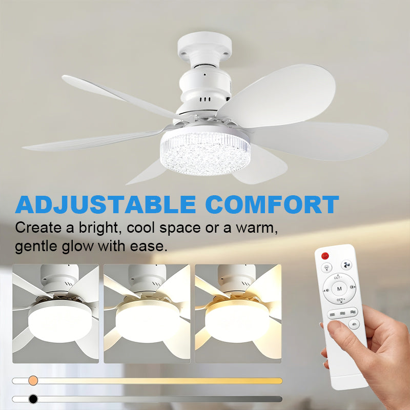 💡 Smart Fan Light Solution: Dimmable LED Ceiling Fan Lamp with Easy Mounting Hardware! 🌀