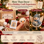 🎄 DIY kit for a crocheted Christmas angel as a Christmas decoration – Make it yourself, hang it up and cherish it✨