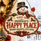 🎄Collection of wooden hanging signs featuring Christmas characters | 8 festive designs measuring 7.9 or 11.8 inches, with vintage-inspired illustrations, layered Christmas details and a hanging design ✨