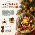🎄Glowing Christmas diorama bauble – A little winter wonderland in the palm of your hand