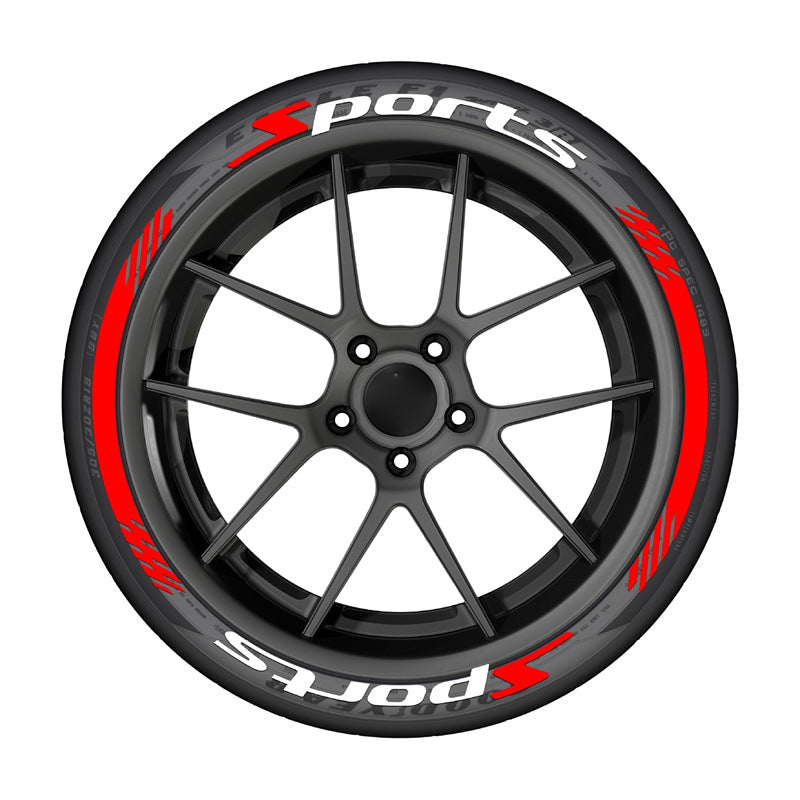 🏎️ 4PCS 3D Tire Lettering Stickers: Waterproof Universal Wheel Sidewall Decals! 🔥