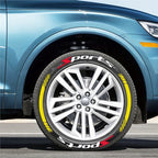🏎️ 4PCS 3D Tire Lettering Stickers: Waterproof Universal Wheel Sidewall Decals! 🔥