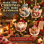 🎄 DIY kit for a crocheted Christmas angel as a Christmas decoration – Make it yourself, hang it up and cherish it✨
