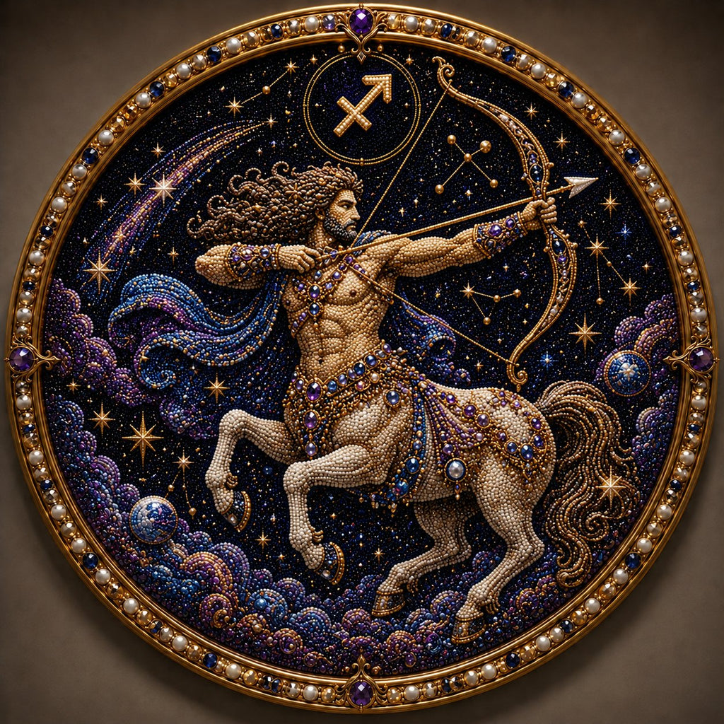 🌙✨Personalized 12 Zodiac Pearl Art Kit – Relax & Create! 🌌