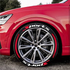 🏎️ 4PCS 3D Tire Lettering Stickers: Waterproof Universal Wheel Sidewall Decals! 🔥
