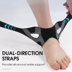 🏃‍♂️Adjustable Elastic Ankle Brace – Reclaim Your Stride & Stability! ✨