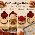 🎃 8-piece Halloween mini hand pie mould set