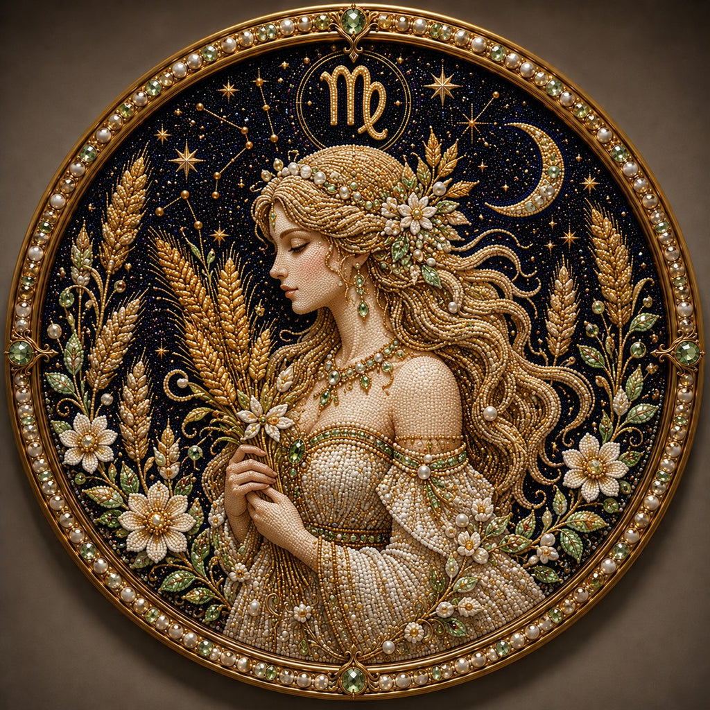 🌙✨Personalized 12 Zodiac Pearl Art Kit – Relax & Create! 🌌