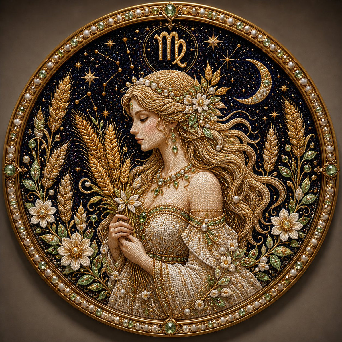 🌙✨Personalized 12 Zodiac Pearl Art Kit – Relax & Create! 🌌