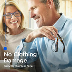 🧲 Ultimate Magnetic Eyeglass Holder: Non-Slip Secure Clip & Clothing Guard! 👓