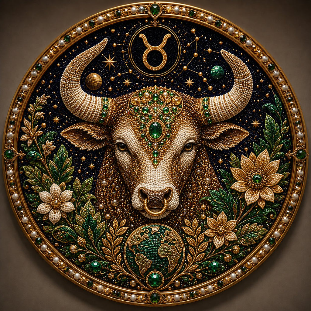 🌙✨Personalized 12 Zodiac Pearl Art Kit – Relax & Create! 🌌