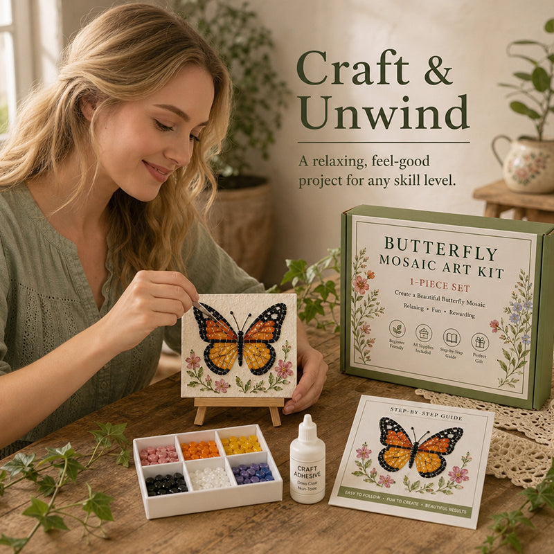 🎨Create Shimmering Mosaic Art at Home! ✨Your Perfect Screen-Free Creative Escape! 🧘