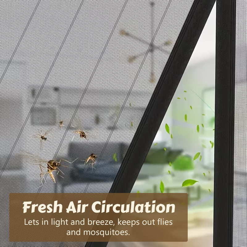 🦟 Keep pests out—installs in 2 minutes! The magnetic mesh door curtain! 🚪 ✨