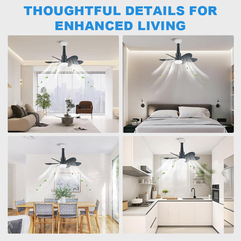 💡 Smart Fan Light Solution: Dimmable LED Ceiling Fan Lamp with Easy Mounting Hardware! 🌀