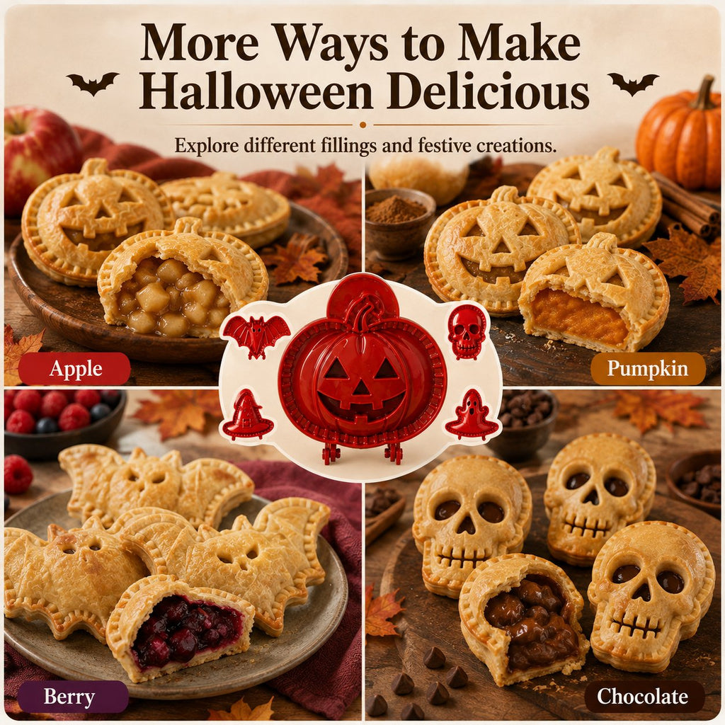 🎃 8-piece Halloween mini hand pie mould set