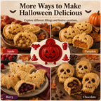 🎃 8-piece Halloween mini hand pie mould set