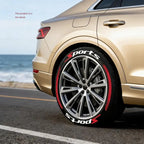 🏎️ 4PCS 3D Tire Lettering Stickers: Waterproof Universal Wheel Sidewall Decals! 🔥